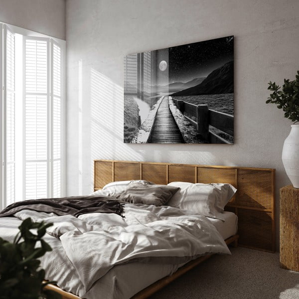 Tablou din sticlă 120x80 cm Moon path - Styler-image-1