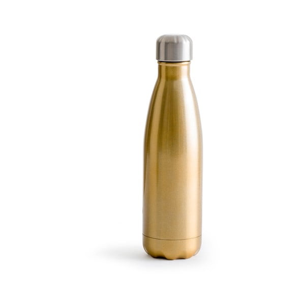 Sticlă termică din inox Sagaform Hot&Cold, 500 ml, auriu