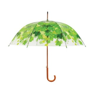 Umbrelă transparentă rezistentă la vânt Esschert Design Ambiance Birdcage Leaf, ⌀ 92,5 cm