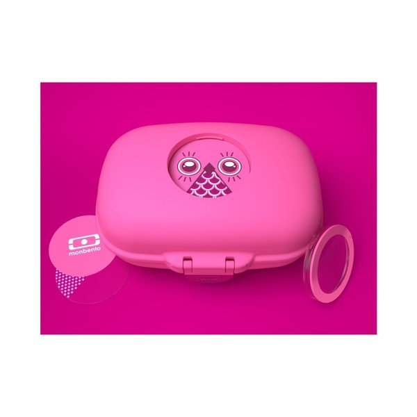 Cutie pentru gustare Monbento Gram, 600 ml, roz-image-3