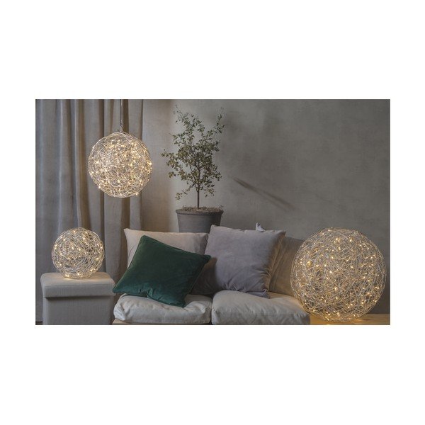 Decorațiune cu LED pentru exterior din oțel inoxidabil Star Trading Light Trassel, ø 37,5 cm-image-1