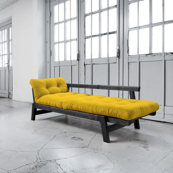 Canapea extensibilă Karup Step Black/Amarillo-image-2