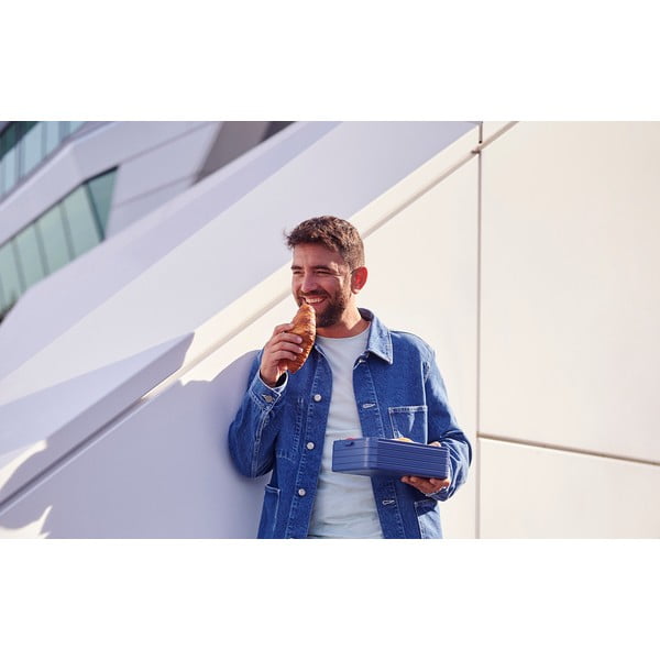 Cutie pentru prânz 3 buc./cu furculiță Vivid mauve – Mepal-image-2