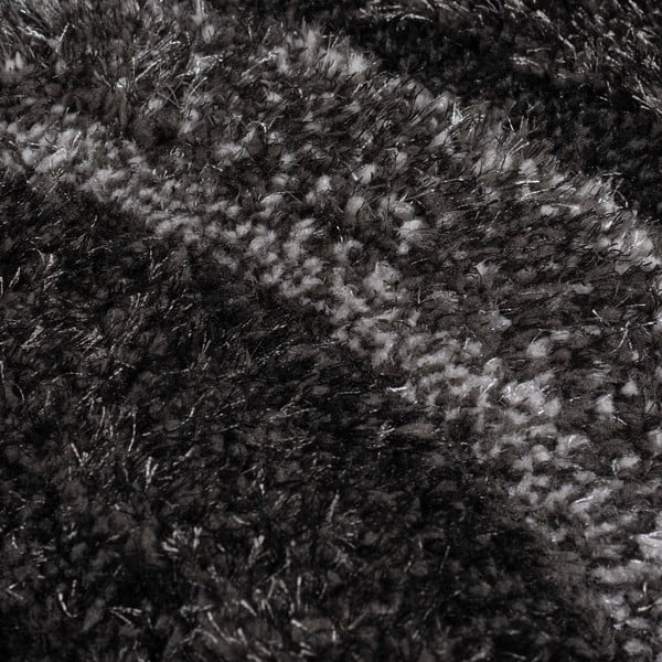 Covor negru/gri handmade din fibre reciclate 160x230 cm Velvet – Flair Rugs-image-3