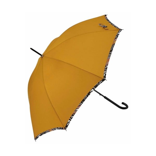 Umbrelă Pattern, 122 cm, galben muștar