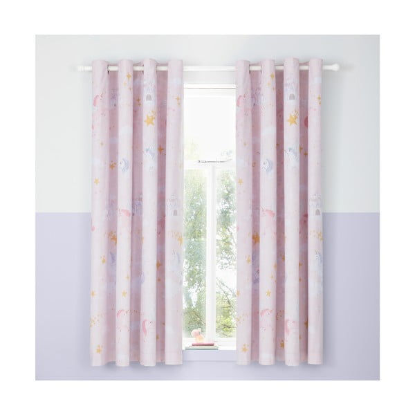 Draperie pentru copii 2 buc. 168x183 cm Fairytale Unicorn – Catherine Lansfield-image-1