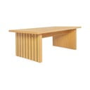 Măsuță de cafea în culoare naturală cu blat cu aspect de lemn de stejar 60x120 cm Stripe – Woodman