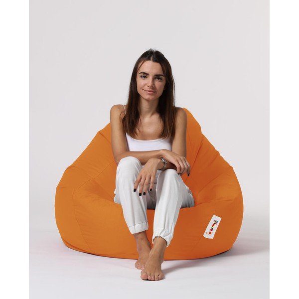Beanbag pentru grădină portocaliu Premium – Floriane Garden-image-1