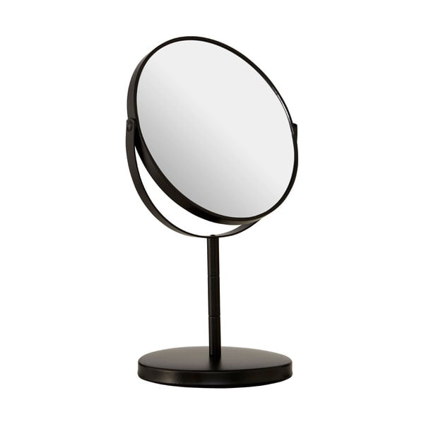 Oglindă cosmetică dublă Premier Housewares, 18 x 29 cm, negru