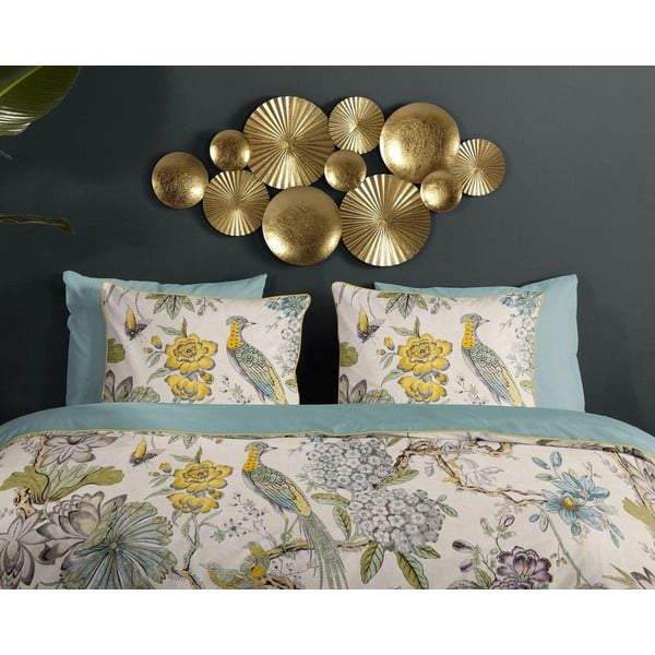 Lenjerie de pat din bumbac organic pentru pat de o persoană Descanso Daisy, 140 x 220 cm-image-2