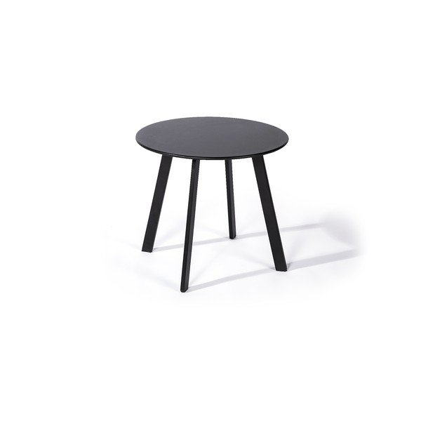 Masă de grădină Le Bonom Full Steel, ø 50 cm, negru-image-2