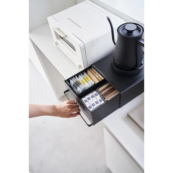 Cutie pentru ceai neagră Tower – YAMAZAKI-image-1