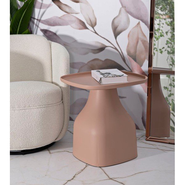 Măsuță auxiliară rotundă din plastic ø 48 cm Gea – Mauro Ferretti-image-1