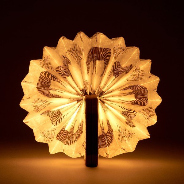 Decorațiune luminoasă maro închis cu USB Velvet Accordion – Gingko-image-4