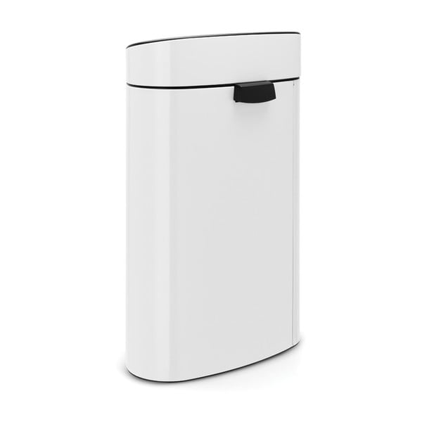 Coș de gunoi alb cu senzori de atingere din oțel 40 l Touch Bin – Brabantia-image-3