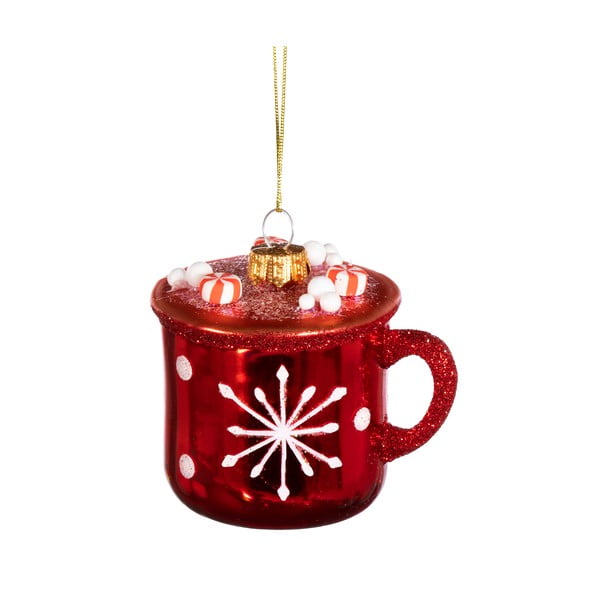 Ornament de Crăciun din sticlă Hot Chocolate – Sass & Belle
