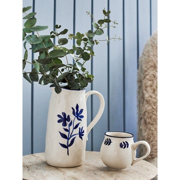 Cești albastre/crem 4 buc. din gresie ceramică Eimy – Bloomingville-image-2
