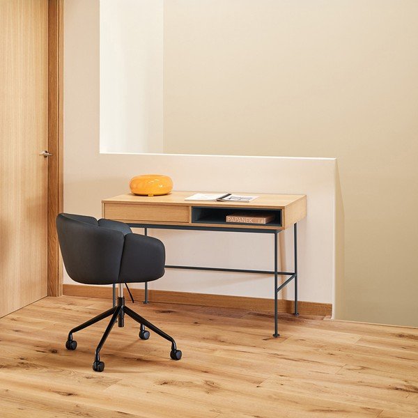 Birou cu blat cu aspect de lemn de stejar 60x120 cm Yoko – Teulat-image-1