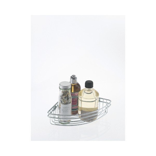 Suport pe colț pentru baie Metaltex Cuba L, lungime 19 cm-image-1
