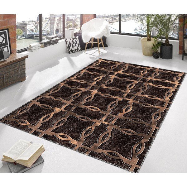 Covor Vitaus Tommy, 80 x 150 cm, maro - gri-image-3