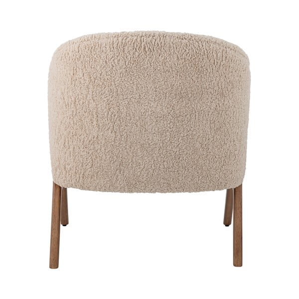Fotoliu bej cu tapițerie din țesătură bouclé Camino – Bloomingville-image-2