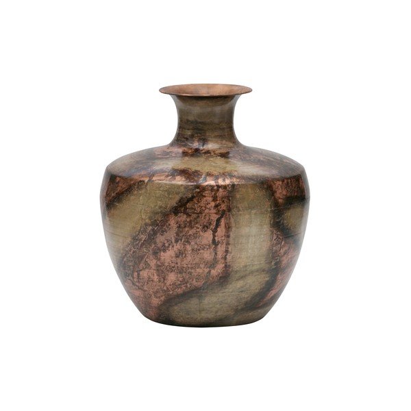 Vază decorativă din metal reciclat BePureHome, ⌀ 30 cm-image-1
