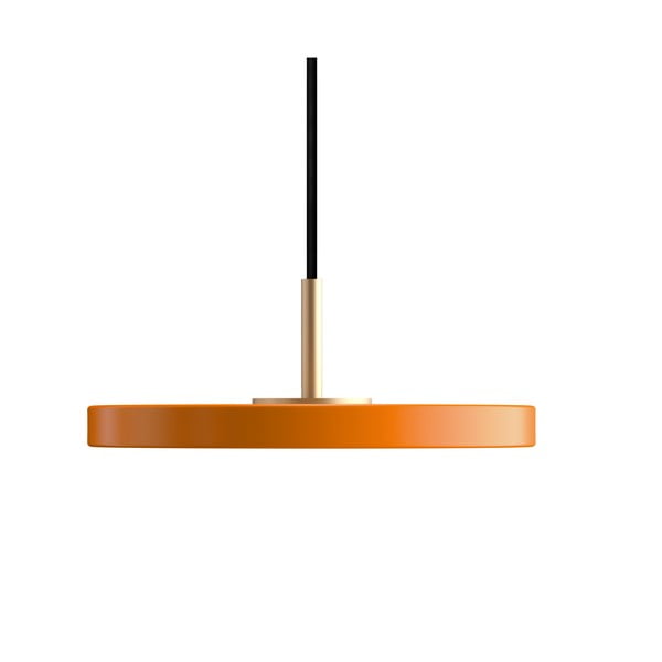 Lustră portocalie LED cu abajur din metal ø 15 cm Asteria Micro – UMAGE-image-4