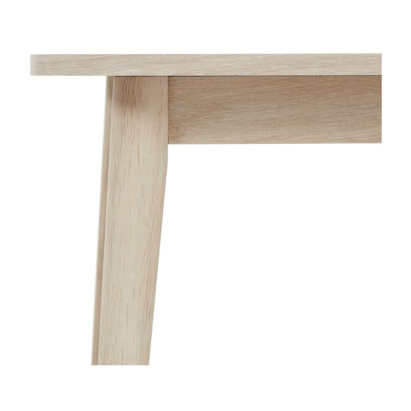 Măsuță de cafea în culoare naturală cu blat cu aspect de lemn de stejar 70x125 cm Nyborg – Furnhouse-image-4