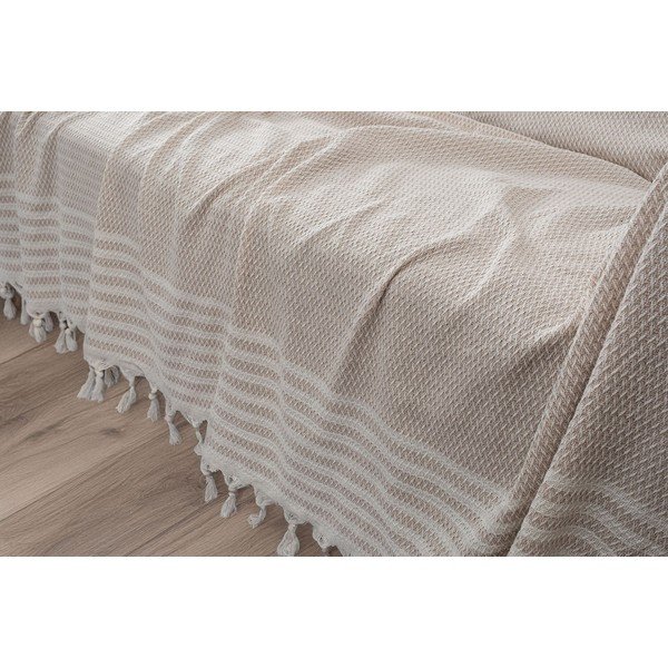 Pătură crem 220x180 cm Sophia  – Mijolnir-image-1