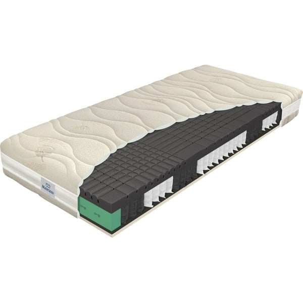 Saltea mediu-fermă/moale cu arcuri reversibilă 180x200 cm BLACK dream – Materasso-image-1