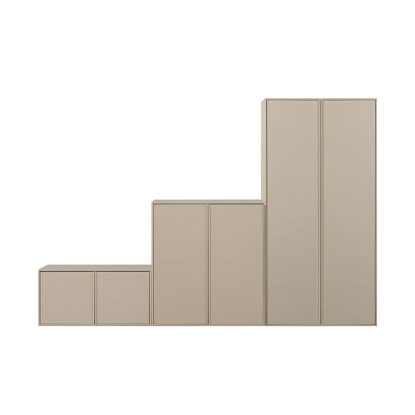 Dulap modular crem din lemn de pin 300x200 cm Daily – vtwonen