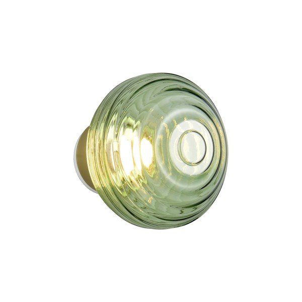 Aplică de perete verde LED din sticlă cu USB ø 15,5 cm Earl – Reality-image-4