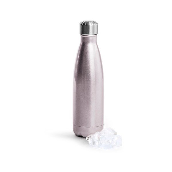 Sticlă termică din inox Sagaform Hot&Cold, 500 ml, roz-image-1