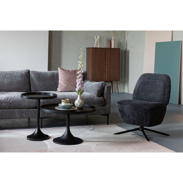 Măsuță de cafea neagră rotundă ø 69 cm Jason – Zuiver-image-4