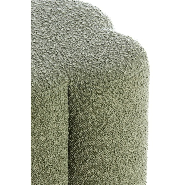 Taburet verde cu tapițerie din stofă bouclé Nalani – Light & Living-image-4
