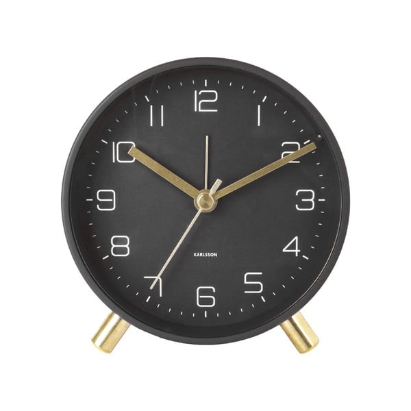 Ceas cu alarmă Karlsson Lofty, ø 11 cm, negru-image-2