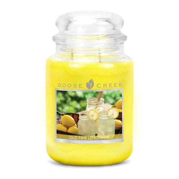 Lumânare parfumată Goose Creek, aromă de limonadă, 150 ore