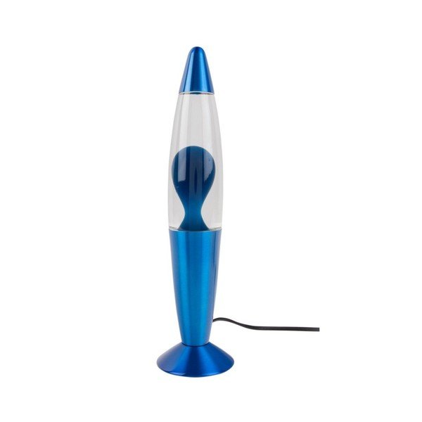 Lava lamp albastră din sticlă (înălțime 35,5 cm) Funky Rocket Lava – Leitmotiv