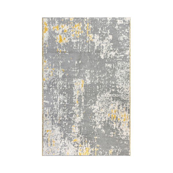 Covor reversibil Vitaus Manna, 125 x 180 cm, galben - gri 