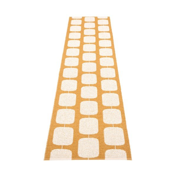 Covor tip traversă pentru interior și exterior galben ocru/crem 70x300 cm Sten Ochre – Pappelina
