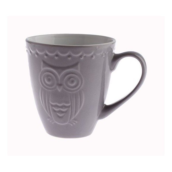 Cană Dakls Owl, 200 ml, gri