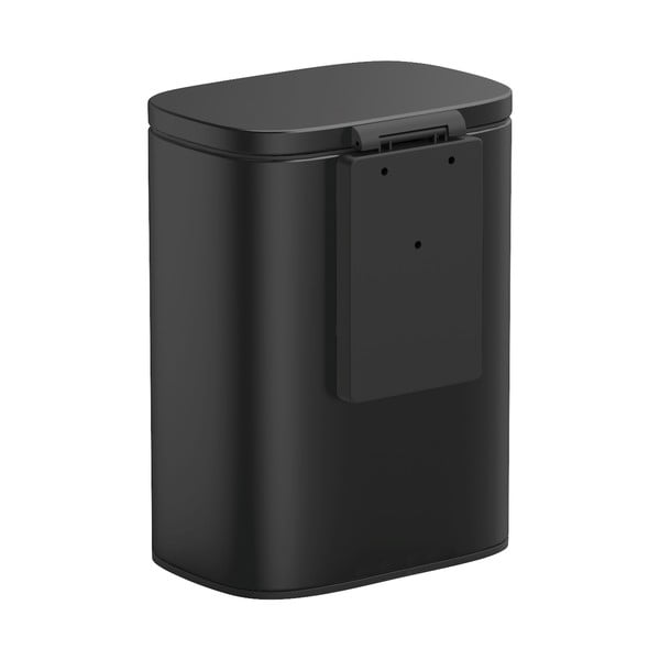 Coș de gunoi din inox Wenko Sare, negru-image-4