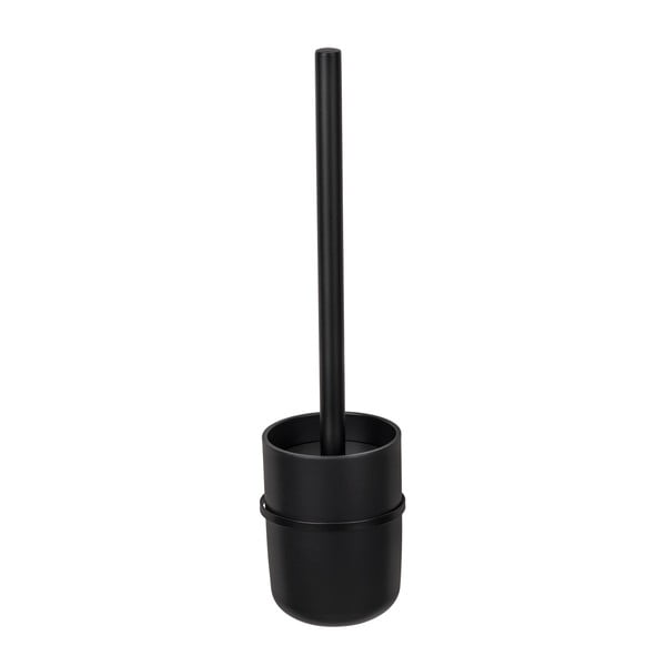 Perie de toaletă din plastic autoadezivă neagră Carpino - Wenko-image-4