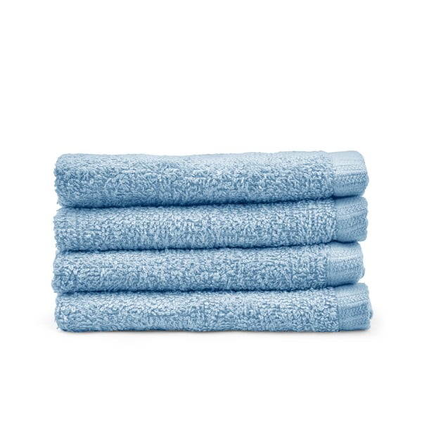Prosoape albastre 4 buc. din bumbac cu uscare rapidă 30x30 cm Quick Dry – Catherine Lansfield