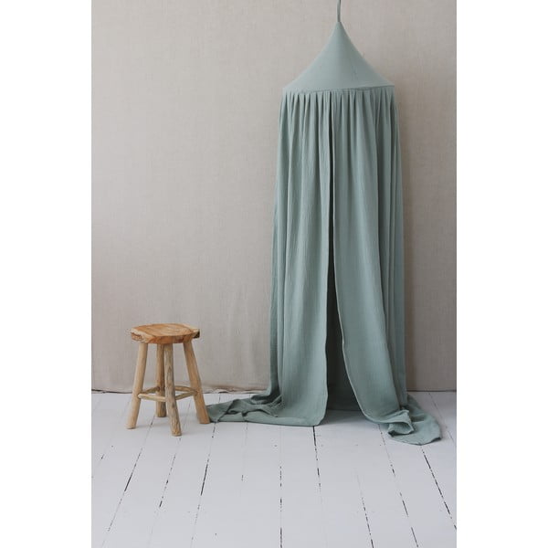 Baldachin de bumbac verde Mint - Moi Mili-image-2