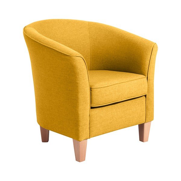 Fotoliu Max Winzer Livia Yellow, galben