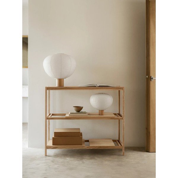 Etajeră în culoare naturală cu aspect de lemn de stejar 105x92x40 cm Sukoya – Blomus-image-1