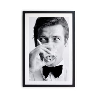 Poster cu ramă Little Nice Things James Bond, 40 x 30 cm