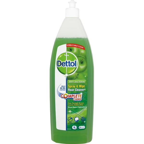 Detergent antibacterian pentru podea cu parfum de măr verde Dettol, 1 l