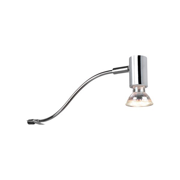 Aplică de perete argintiu-lucios (lungime 34 cm) Giada – Trio-image-1